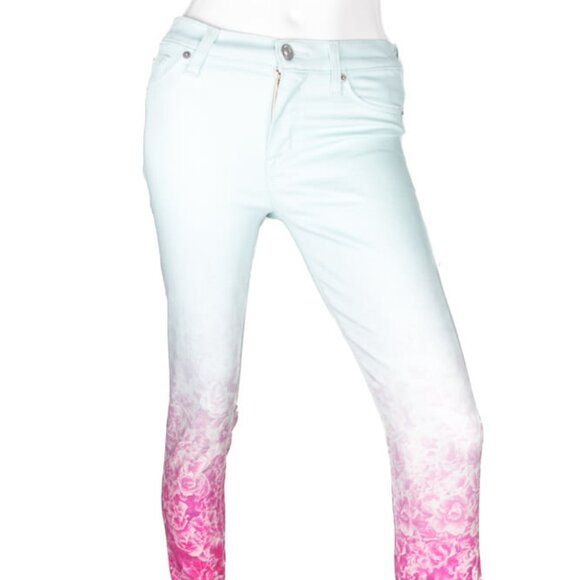 NWT Hudson Nico mid rise skinny Floral Ombre - Picture 2 of 3